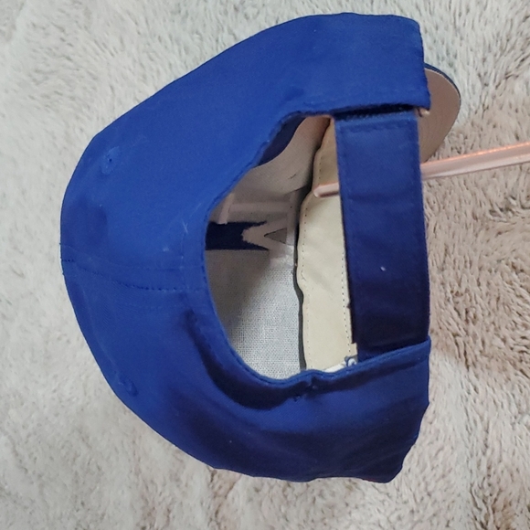 6-Panel OUTDOOR CAP Team MLB Ballcap-Royal Blue w/White Embroidered LA-EC-Sz S/M - Picture 4 of 12